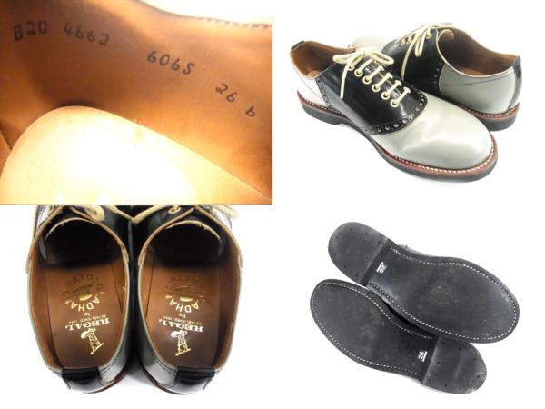 ◆GLAD HAND×REGAL グラッドハンド×リーガル 2トーンサドルシューズ26センチ◆中古
