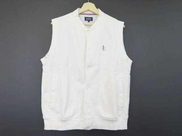 PEARLY GATES パーリーゲイツ ベスト 白 4 ゴルフ メンズ ha1703a