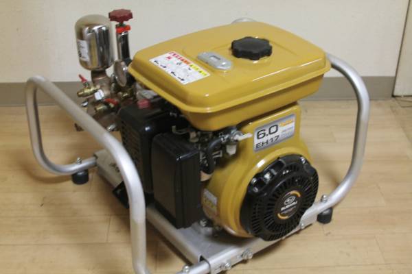 セット動噴 シバタ高圧セラミック動力噴霧機 CK-401＋ロビンEH17 