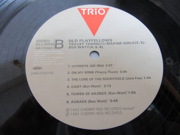 LP◎ベン・ワット/トレーシー・ソーン/OLD PLAYFELLOWS/幼馴染  