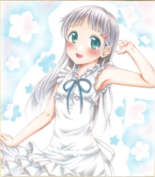 同人手描きイラスト あの花 めんま 本間芽衣子 手描きイラスト 売買されたオークション情報 Yahooの商品情報をアーカイブ公開 オークファン Aucfan Com