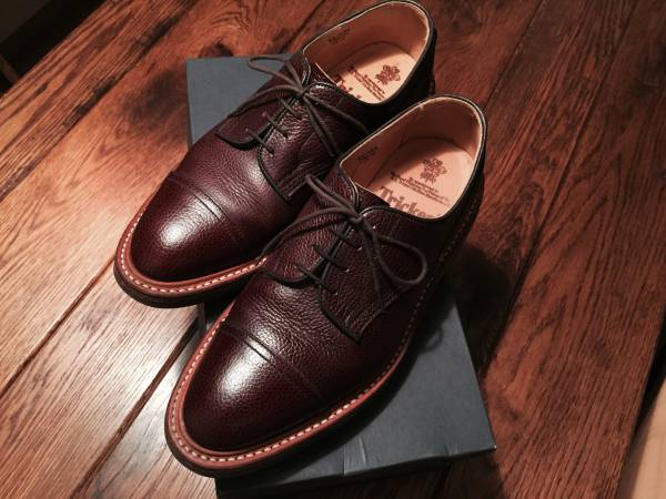 【美品】トリッカーズ　Tricker's ストレートチップ　ブーツ　UK7.5