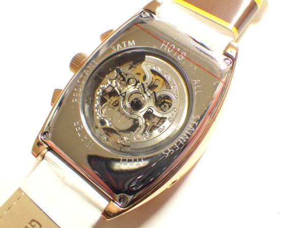 H018 SONNEゾンネ ハオリ 訳あり自動巻きウォッチ H018PGWH @148 