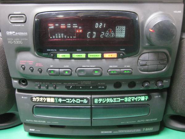 4C6】AIWA XG-530G コンポ ステレオ SONY ジャンク(システムコンポ