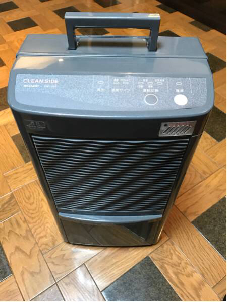 中古】Y303 SHARP DW-3SF CLEANSIDE 除湿機 空気清浄機能付 動作確認