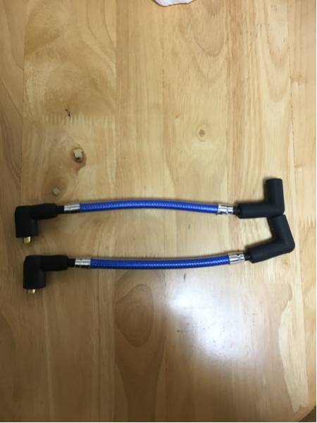 82年～00年FXR用、マグナムメッシュプラグコード、キャンディーブルー新古品送料込み