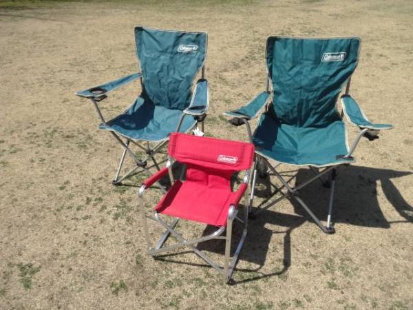 Colman コールマン Aアームチェア 3 グリーン ミニ キャプテン チェア レッド 170-5699 大人 子供 椅子 アウトドア 3脚 セット
