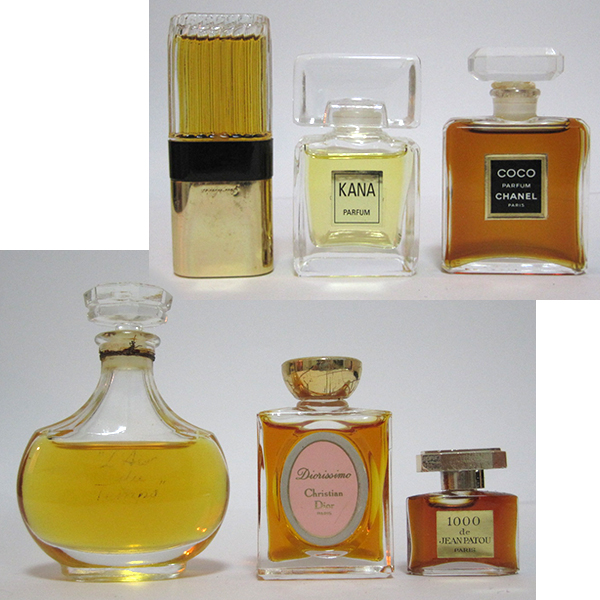 B:パルファムいろいろ６点 シャネル COCO ミツコ ディオリシモ ニナリッチ等 希少香水あり