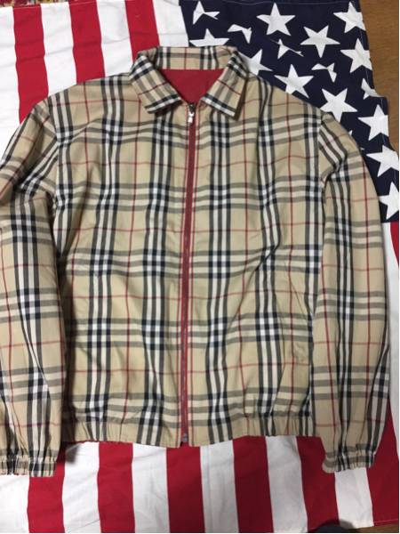 【新作入荷，お買い得】 BURBERRY バーバリー リバーシブル スイングトップ XL ブルゾン(ジャンパー、ブルゾン)｜売買されたオークション情報、yahooの商品情報をアーカイブ公開 - オークファン 男性用