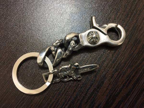 確実正規品★クロムハーツ★CHクロスファンシーキーチェーンwithダガー
