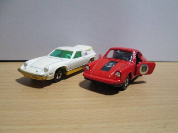 当時物♪　青箱F17 ポルシェ911Sレーシング。F25 ロータスヨーロッパスペシャル 日本製_2