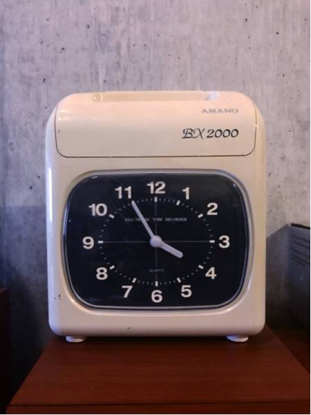 取扱簡単！タイムカード レコーダー アマノ2000 中古美品
