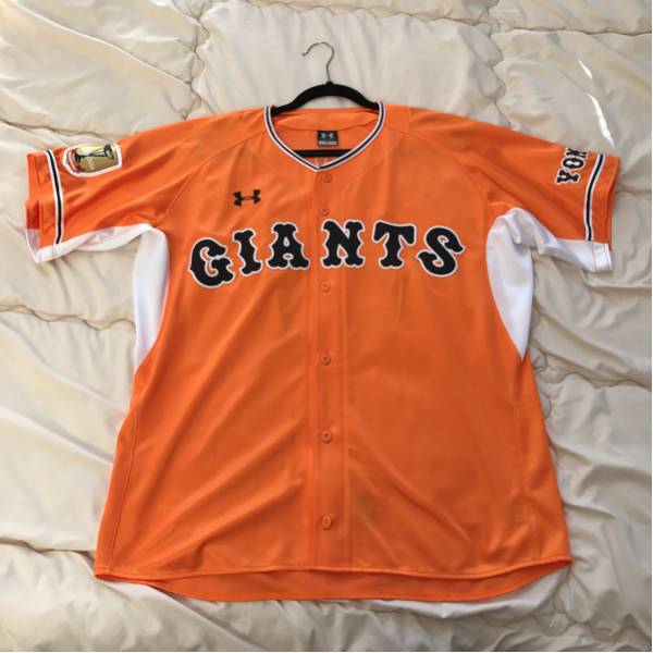 美品 読売ジャイアンツ プロコレ 橙魂 高橋由伸 XXL