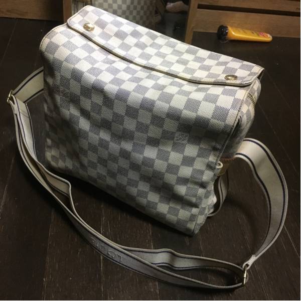 本物！激安！ルイヴィトン ダミエ アズール ナヴィグリオ ショルダー 