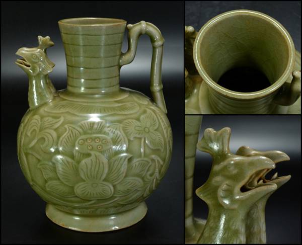 李朝 柘榴文壺（1392–1897 CE） 入蘆花（ロカニイル） 辰砂青花 青花
