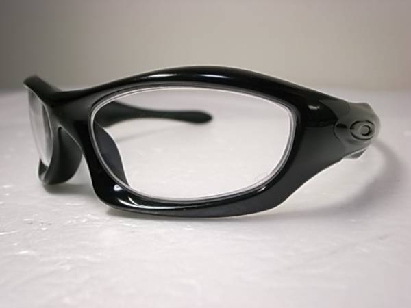 OAKLEY モンスタードッグ 度付レンズ入り monster dog オークリー 純正レンズ 正規品 ポリッシュドブラック