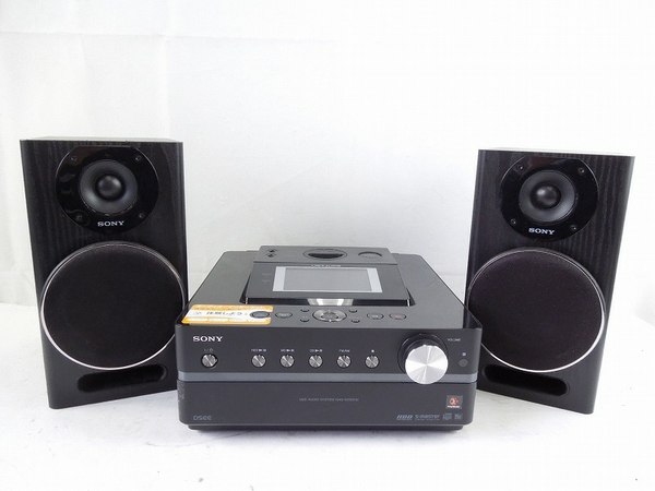 ジャンク SONY ソニー NAS-M700HD コンポ MD CD HDD 160GB ブラック