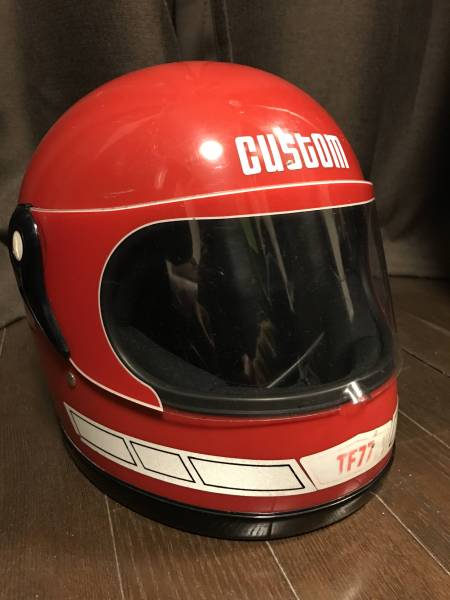 立花ヘルメット Tf 77 Custom フルフェイス 赤 レッド サイズm Mサイズ 売買されたオークション情報 Yahooの商品情報をアーカイブ公開 オークファン Aucfan Com