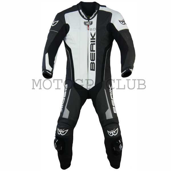 BERIK ベリックMFJ公認 牛革 レーシングスーツ BLACK 542 52