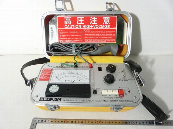 HF161s□MUSASHI ムサシ/高電圧絶縁抵抗計 DI-10 100000M 測定作業等に