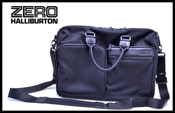 ZERO HALLIBURTON 2WAYビジネスバッグ ブラック ショルダーバッグ 仕事用