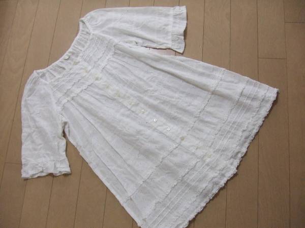ピンクハウス☆カットワークレースチュニックワンピース☆白