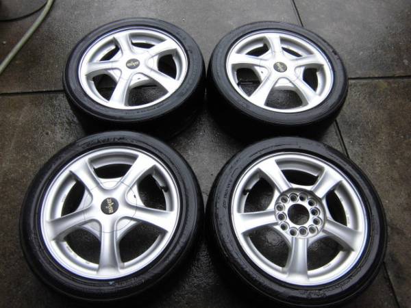 軽乗用&軽トラックに☆　Buster14インチ4.5Jマルチ・アルミホイールx4&ラジアルタイヤ165/55R14-72ｖＸ4本1台分セット　PCD100/110/114.3