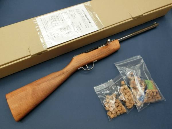 射的銃 ナカヤシルバー コルク弾付 射的銃 ナカヤ コルク銃