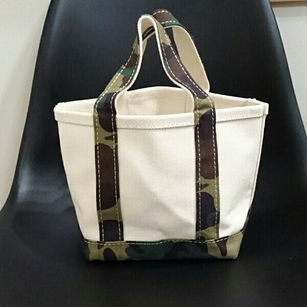 L.L.Bean ボート アンド トート バッグ 新品！廃盤！L.L.Bean ミニトート カモフラージュ ボートミニ