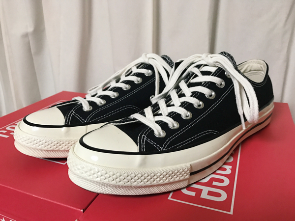 ◆極美品◆CONVERSE コンバース CT70 黒 チャックテイラー オールスター三ツ星 27.0cm