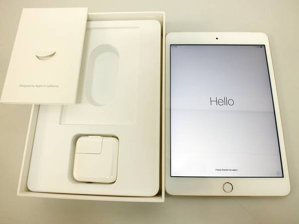 iPad mini3 Wi-Fi+Cellular 16GB ゴールド Apple ☆iPad mini3 Wi-Fi+Cell
