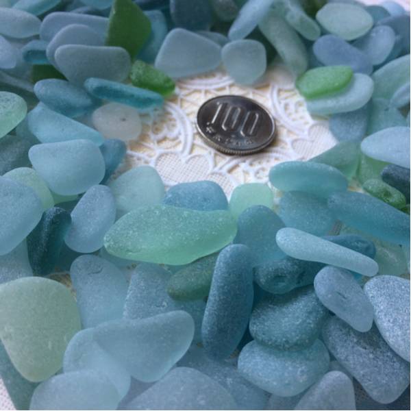 no.23 小中 シーグラス ビーチグラス 350g_2