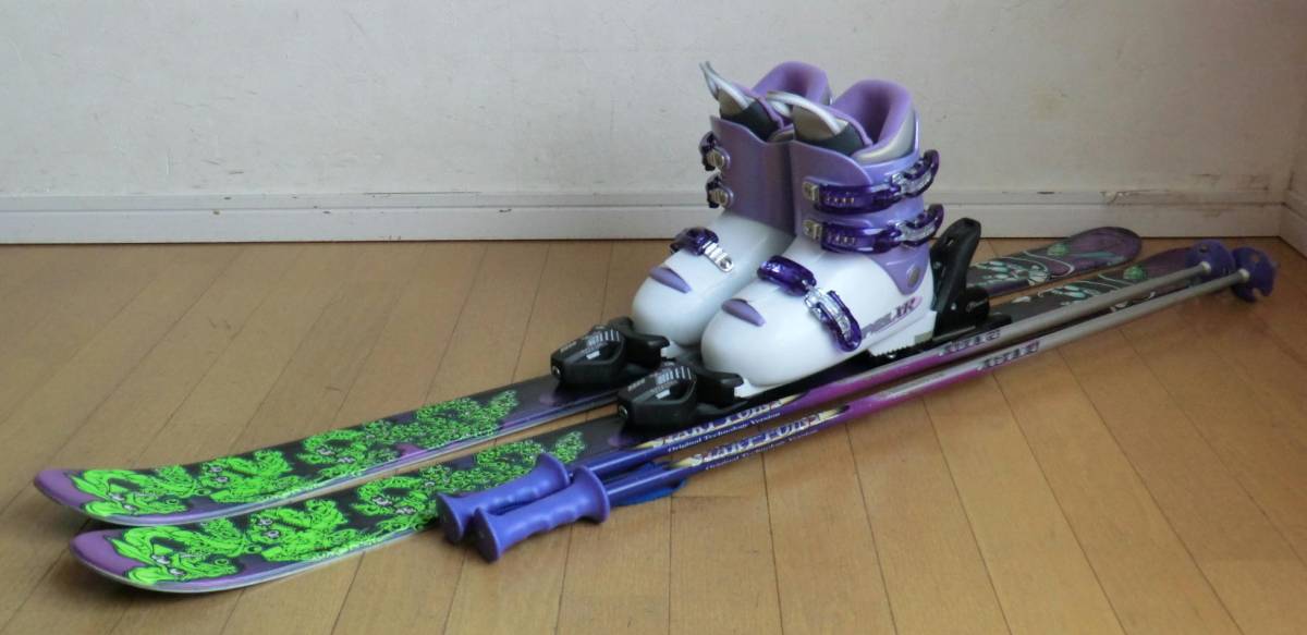 SNOWCARVING 送料2000円□美品 板130cm⁄靴23⁄24⁄25cm□身長125-145cm