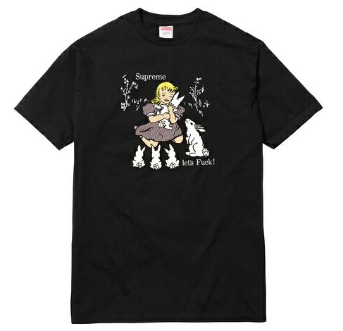 Supreme Let's Fuck tee XL black 新品 国内正規品