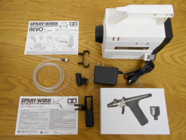 X53-383♪タミヤエアブラシシステム スプレーワーク HGコンプレッサーレボⅡ 74544_2