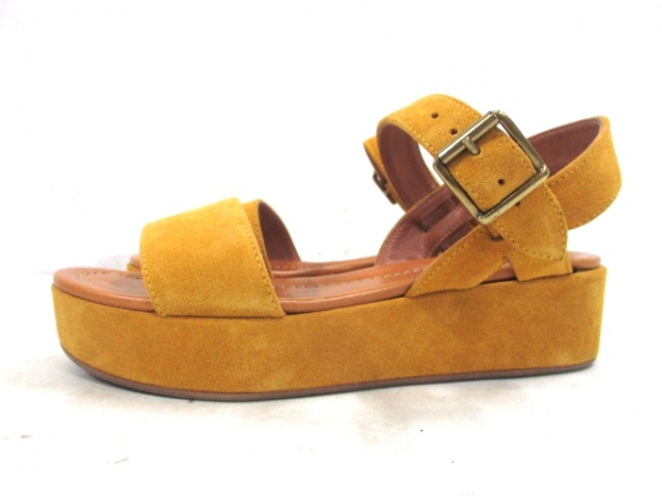 【専用】新品　FABIO RUSCONI サボ　マスタード ファビオルスコーニ サンダル 36 レディース マスタード FABIO RUSCONI