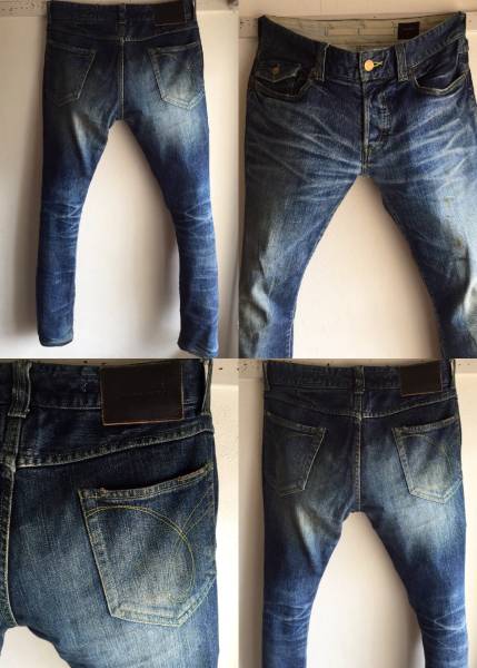 定価25920円JAMARICOジャマリコUSED加工クラシックスリムストレッチスキニーデニムLADMUSICIANジョンローレンスサリバンATTACHMENTwjkAKM