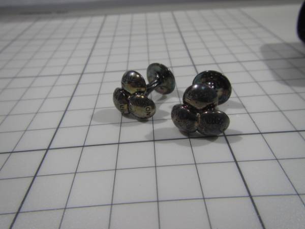 ★☆正規 ルイヴィトン シルバーカフスボタン カフリンクス 管理：270　訳有り品 ag925 シルバー 銀　送料１６４円激安！　☆★