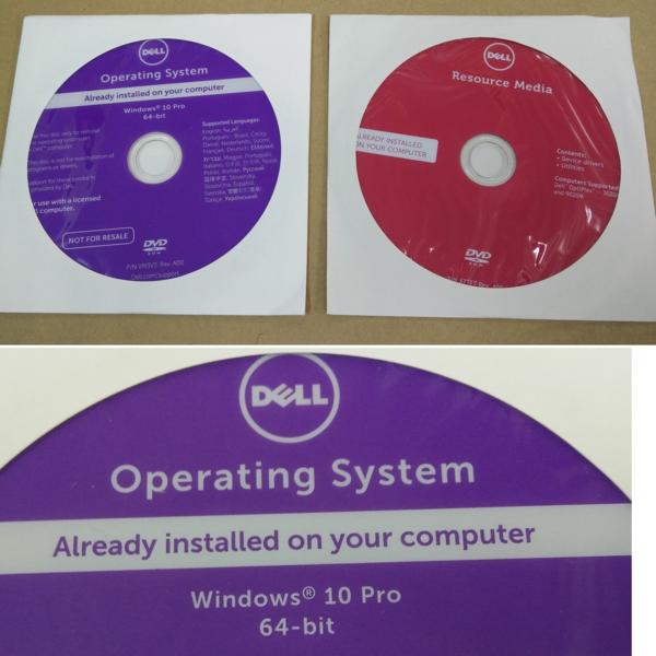 ●送料無料!! Windows 10 Pro 64bit OS DVD (DELL Optiplex3020M 9020M用)