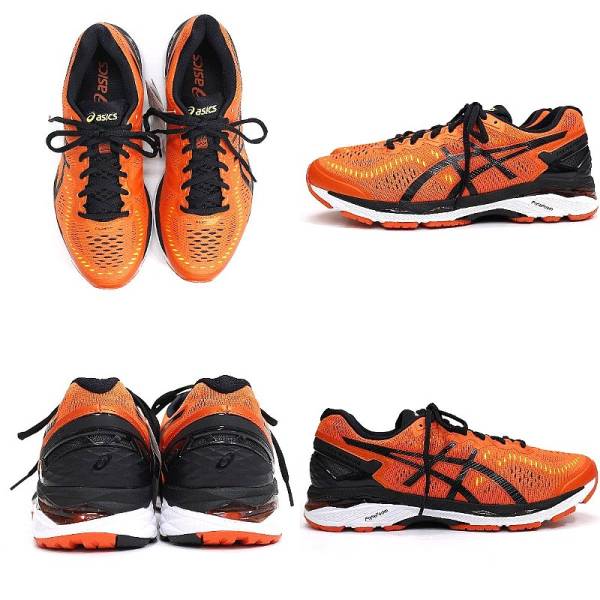 美品 アシックス ASICS ゲルカヤノ オレンジ 27cm 新品 【16AW】 asics アシックス GEL-KAYANO 23-SW ゲルカヤノ