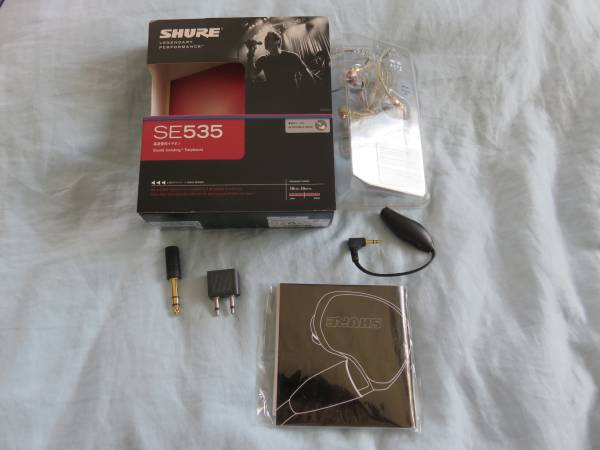 【中古訳ありジャンク】SHURE　シェア　SE535　クリア