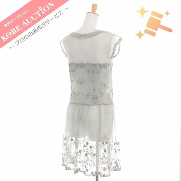 ジルスチュアート ワンピース 花柄 刺繍 フラワー 0 グリーン系 ワンピース ロング 売買されたオークション情報 Yahooの商品情報をアーカイブ公開 オークファン Aucfan Com