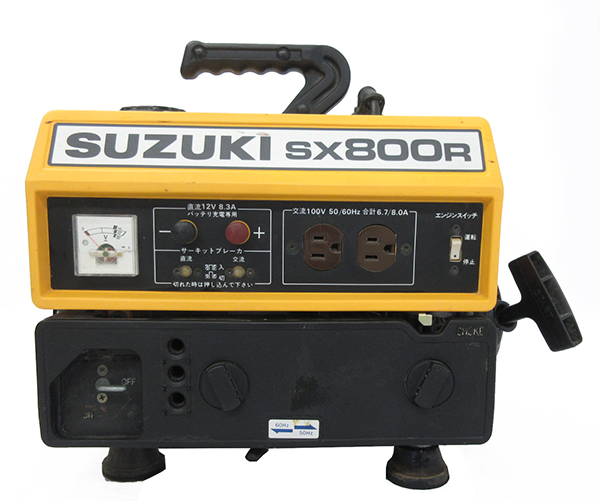 引取限定 札幌 発電機 スズキ SX800R ジャンク 電動工具 DIY キャンプ E