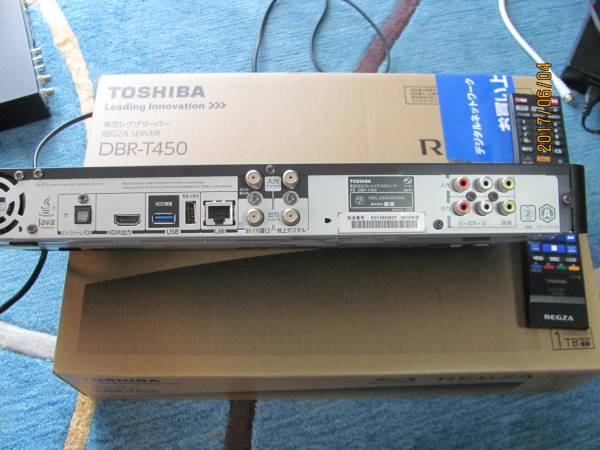 TOSHIBA DBR-T450 Blu-rayレコーダー HDD1TB 東芝 TOSHIBA TOSHIBA 