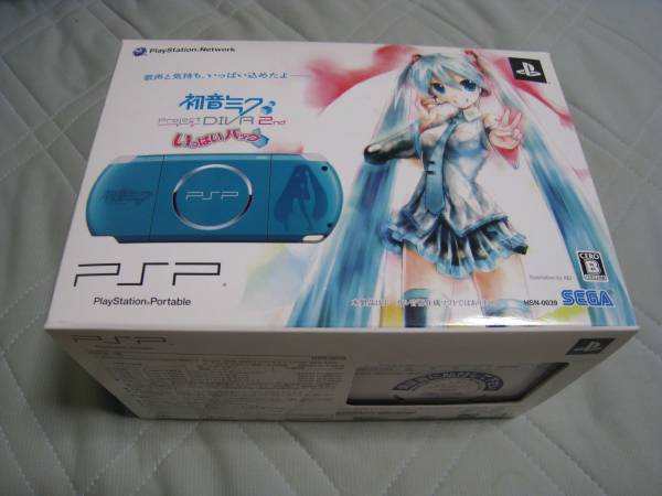 PSP本体(初音ミクProjectDiva2nd いっぱいパック)＋オマケ(別売