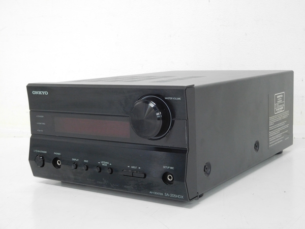 中古 ONKYO オンキヨー SA-205HDX (B) AV アンプ ブラック 音響 機器