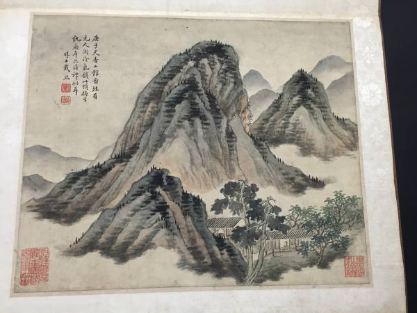 中国絵　肉筆 楽天市場】中国画名家 呉野洲 肉筆保証 真作 美術品 中国絵画 豪華額