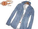 定価￥10，584 ▼ 新品 BEAMS ビームス ▼ 【 春物 】 ライトオンス・デニムシャツ（ウェスタンシャツ） 色落ちインディゴ Ｌ