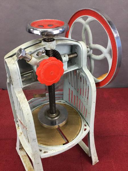 かき氷機 昭和レトロ 手動式 中部工機 HA-110-S 手動式かき氷機