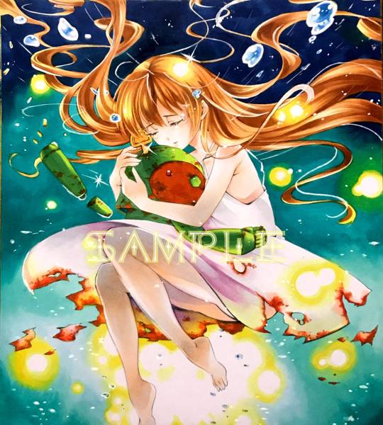 手描き同人イラスト ｃｌａｎｎａｄ 幻想世界の少女 色紙 手描きイラスト 売買されたオークション情報 Yahooの商品情報をアーカイブ公開 オークファン Aucfan Com